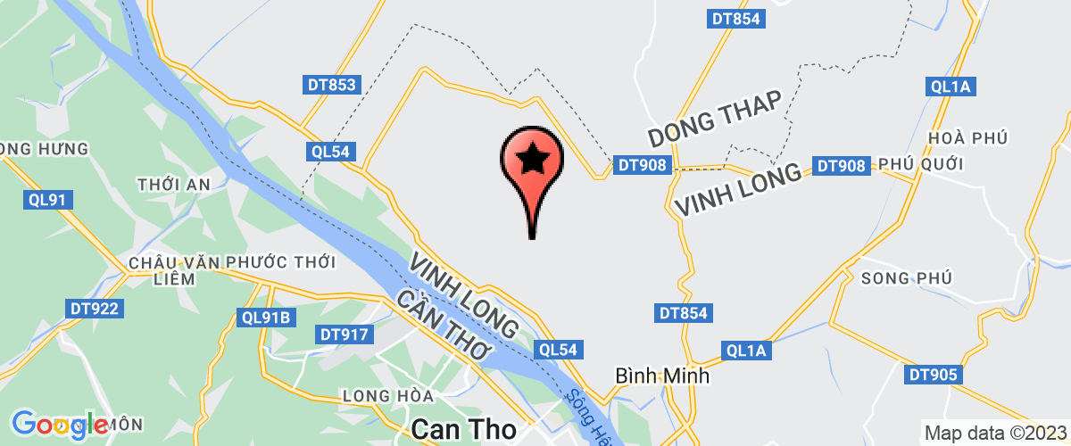 Map go to Nhut Thang Petroleum Private Enterprise