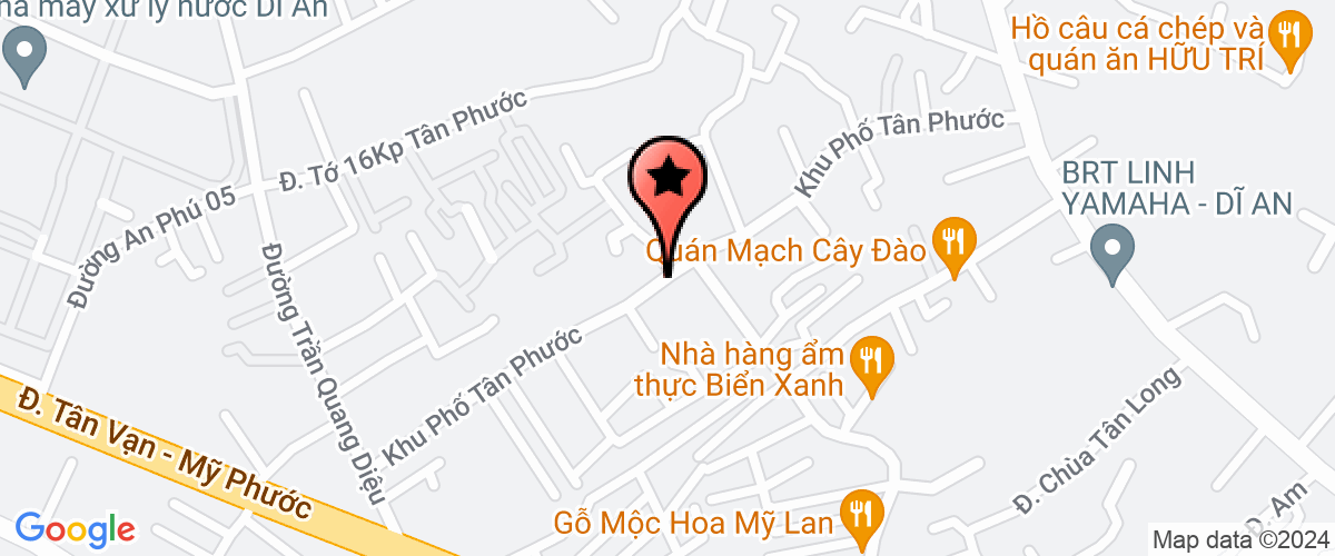 Map go to Truc Thanh Binh Company Limited