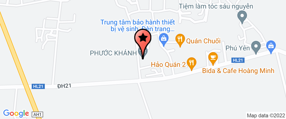 Map go to Khang Hung Wood Private Enterprise