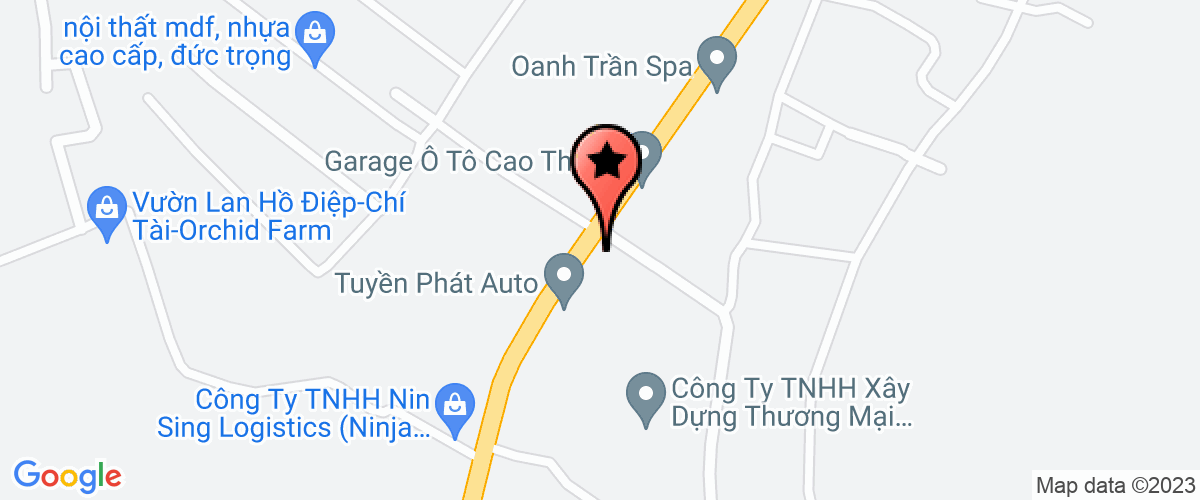 Map go to Bao Anh Vina Private Enterprise