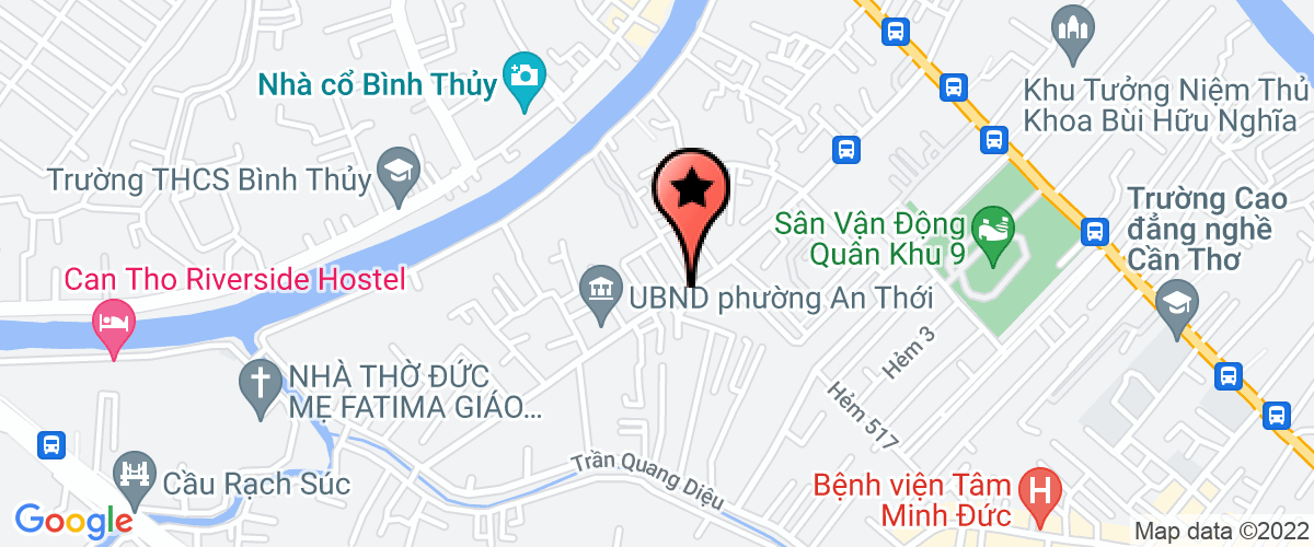 Map go to T&H VietNam Food Company Limited