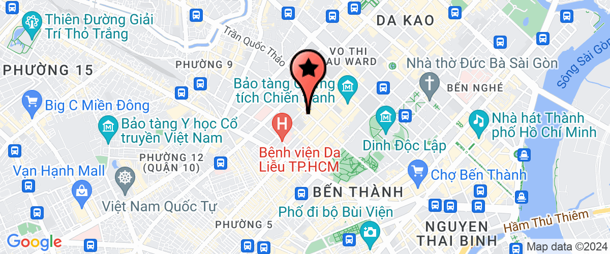 Map go to Sao Phuong Nam Co., Ltd