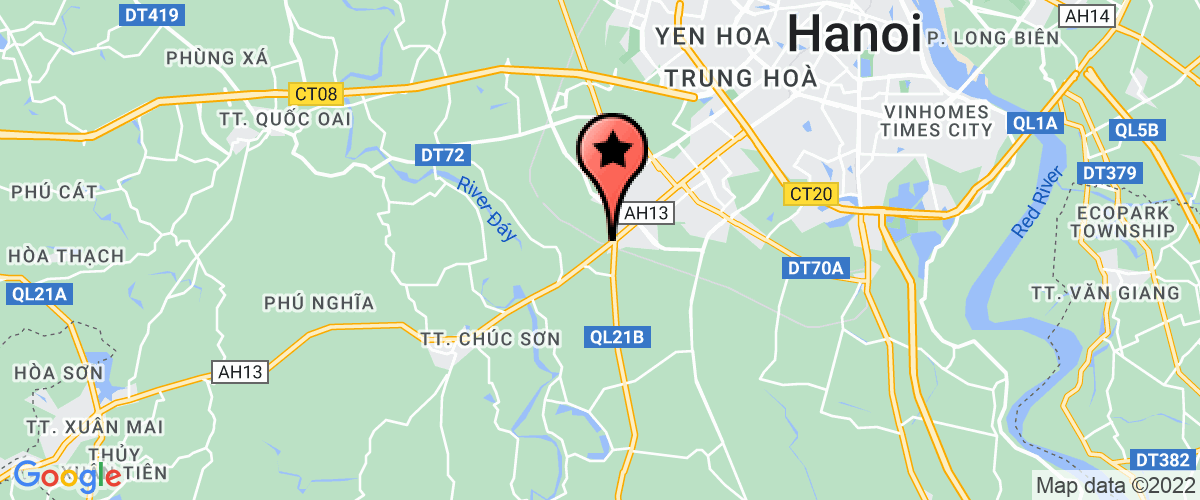 Map go to Dong Ha Noi Construction Joint Stock Company