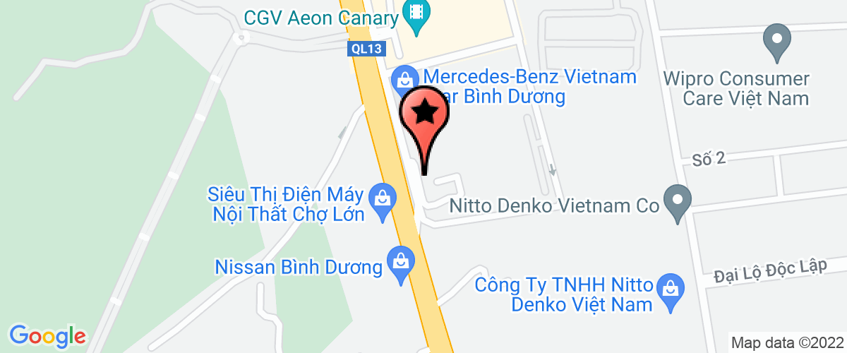 Map go to Phong Kham Chuyen Khoa Noi Vinh Thua Company Limited