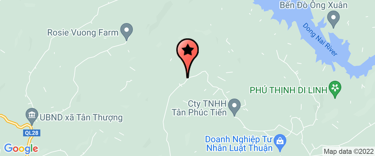 Map go to Tran Kim Cuong Coffee Private Enterprise