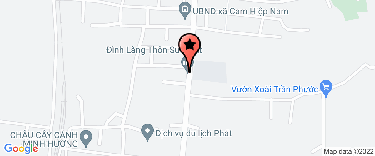 Map go to Cam Hiep Nam Elementary School