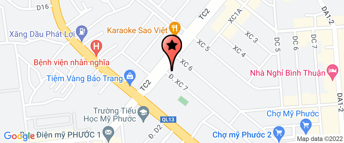 Map go to Thuy Duong Anh Hotel Private Enterprise