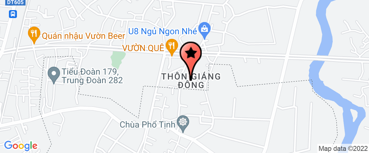 Map go to Giang Dong Construction And Consultant Company Limited