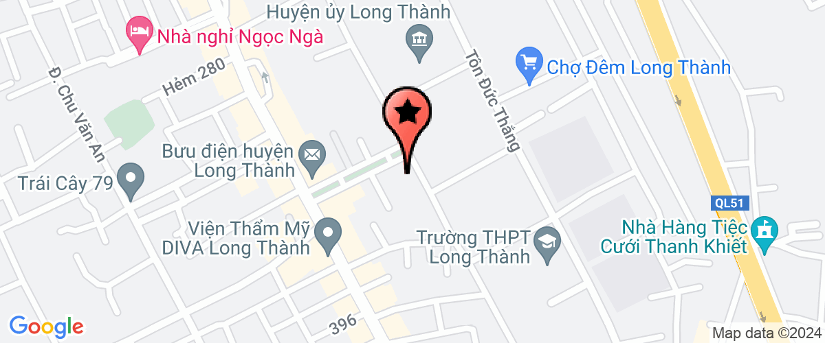 Map go to Doi Ke Khai - Ke toan thue Long Thanh