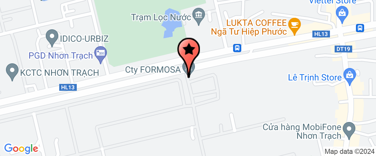 Map go to Promax Textile (VietNam) Company Limited