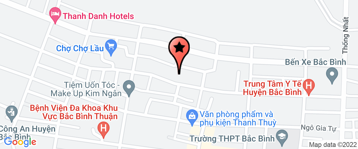 Map go to Bac Binh Rural Electrical Joint Stock Company