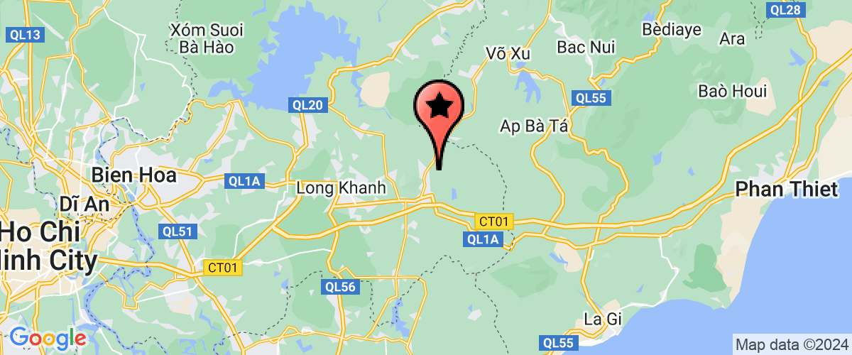 Map go to Xuan Tam 2 Elementary School