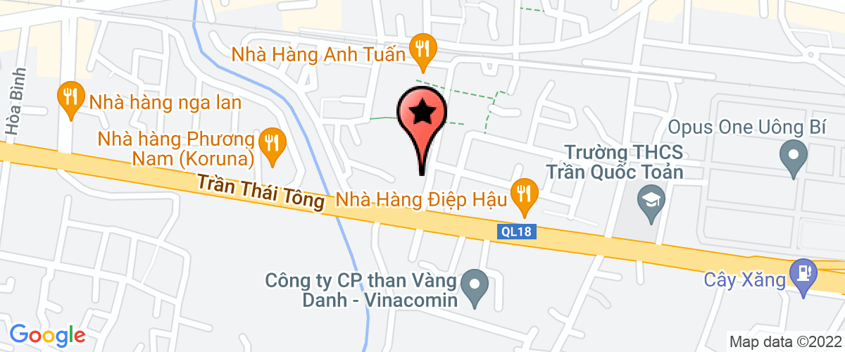 Map go to Hoa Linh Uong Bi Company Limited