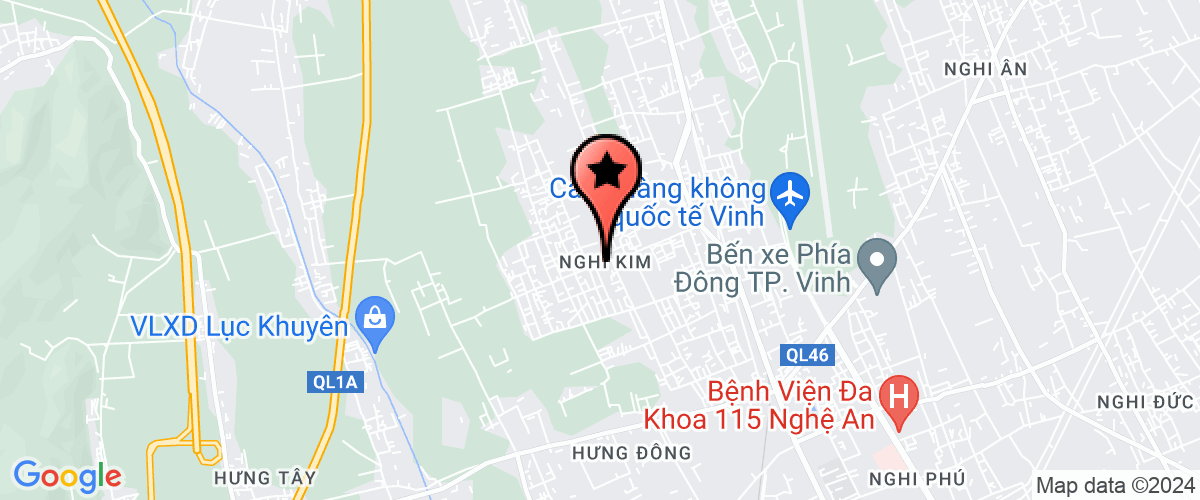 Map go to Vien khoa hoc ky thuat nong nghiep Bac Trung Bo