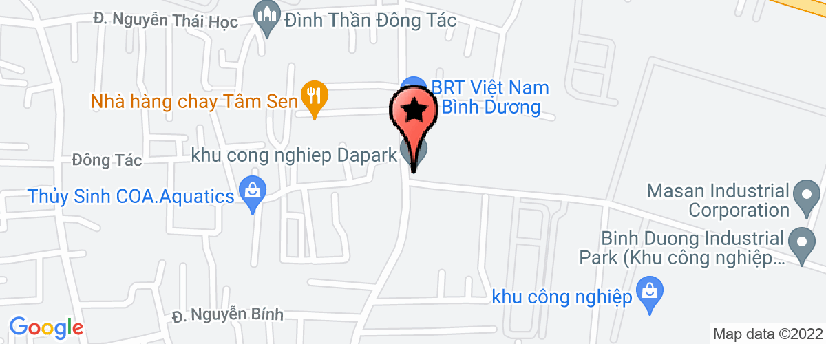 Map go to Trung Nguyen Instant Coffee Corporation