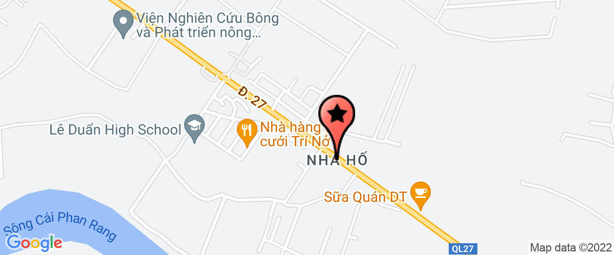 Bản đồ đến Công Ty TNHH Môi Trường Xanh Ninh Thuận