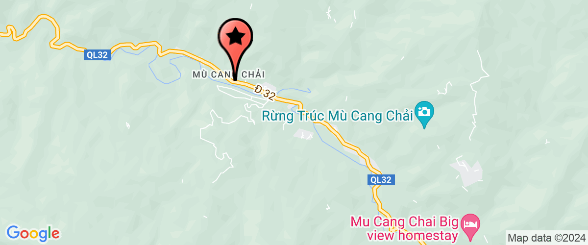 Map go to BCH hoi Nong Dan Mu Cang Chai District