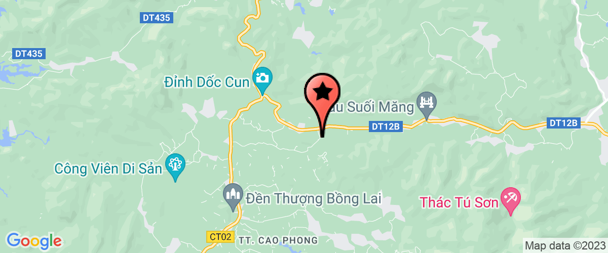 Map go to Uy ban nhan dan xa Thu phong