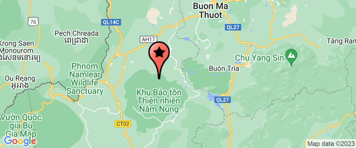 Map go to Cap Nuoc Sinh Hoat Dak Thanh Service Co-operative
