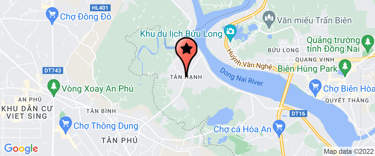 Bản đồ đến Công Ty TNHH Thương Mai Dịch Vụ Vận Tải Hoàng Kim Long