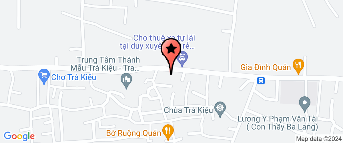 Map go to Hieu Vang Dung Tra Kieu Private Enterprise