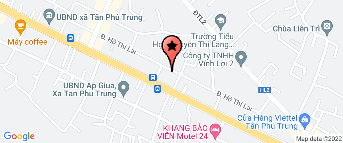 Map go to Y Binh Construction Company Limited