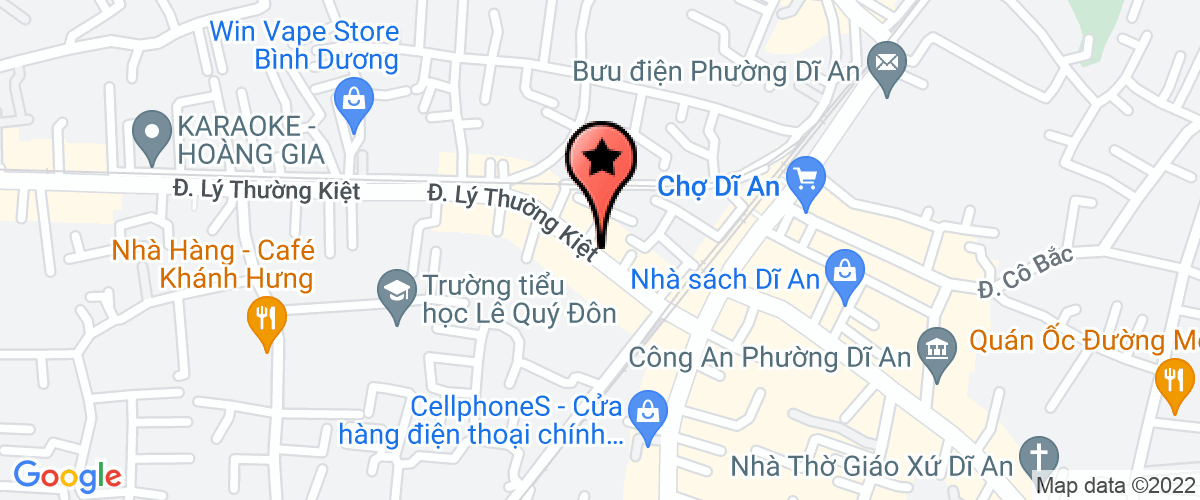 Map go to Thai Binh Duong Entertainment Company Limited