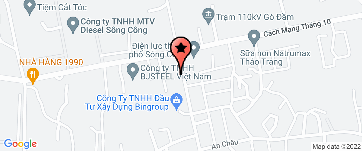 Bản đồ đến Công Ty TNHH Thương Mại Hùng Anh Thái Nguyên