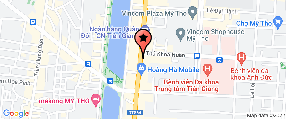 Map go to QUy PHaT TRIeN DaT TiNH TIeN GIANG