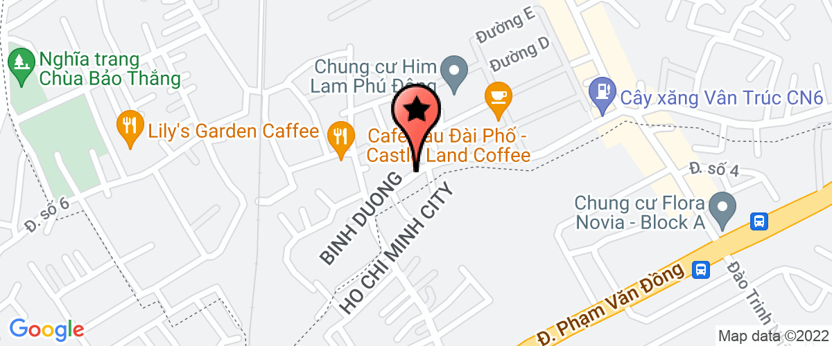 Map go to Vuong Phu Service Trading Company Limited