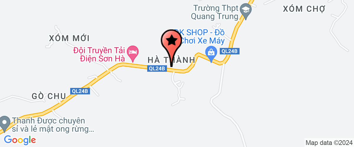 Map go to Tra Khuc 2 Hydroelectric Joint Stock Company
