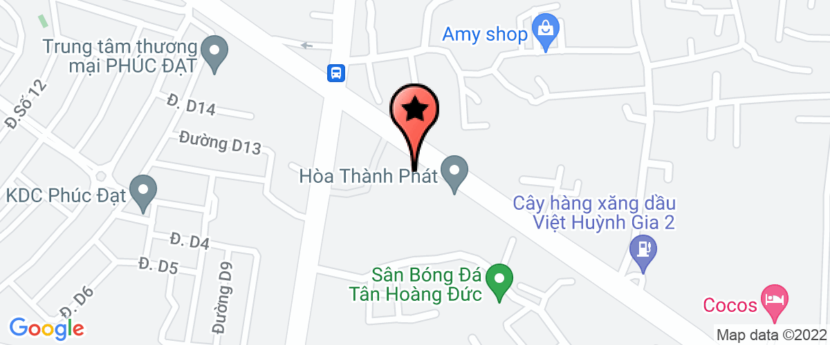 Bản đồ đến Công Ty TNHH Đầu Tư & Phát Triển Công Nghệ Phương Đông