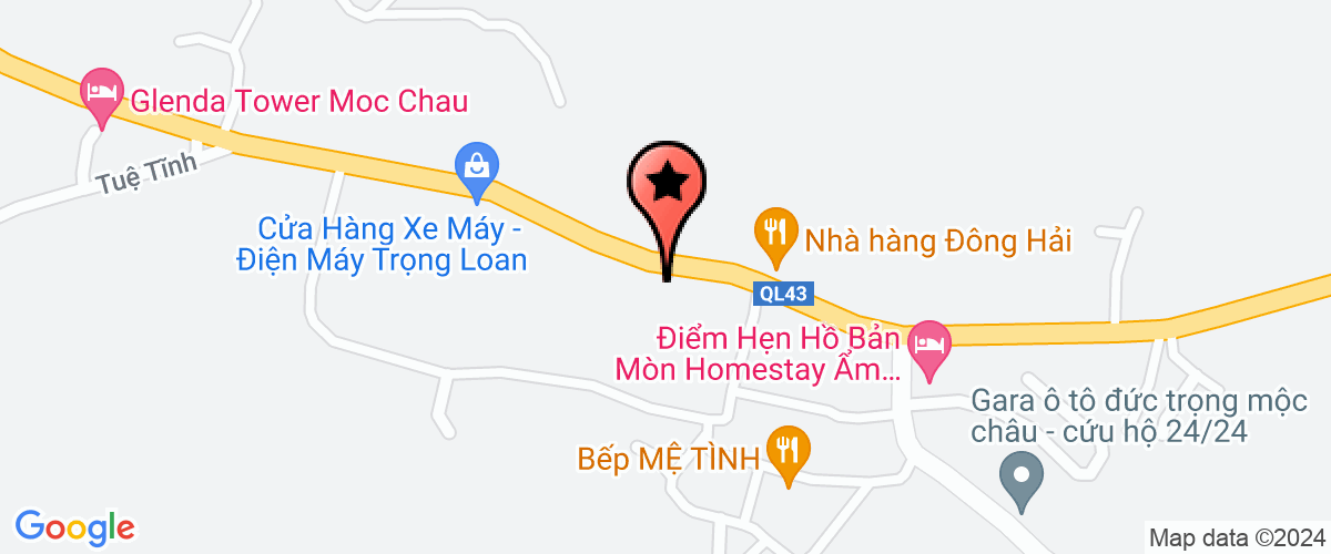 Map go to Phuc Son Moc Chau Company Limited