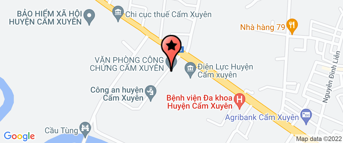 Map go to Phong tai chinh Cam Xuyen