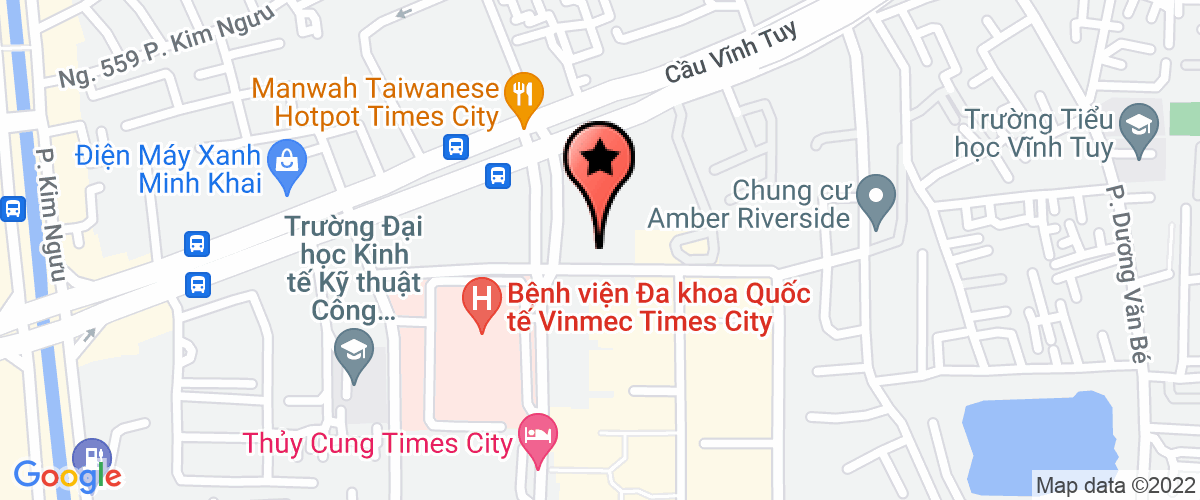 Map go to Dinh Duong Thu Do Food Company Limited