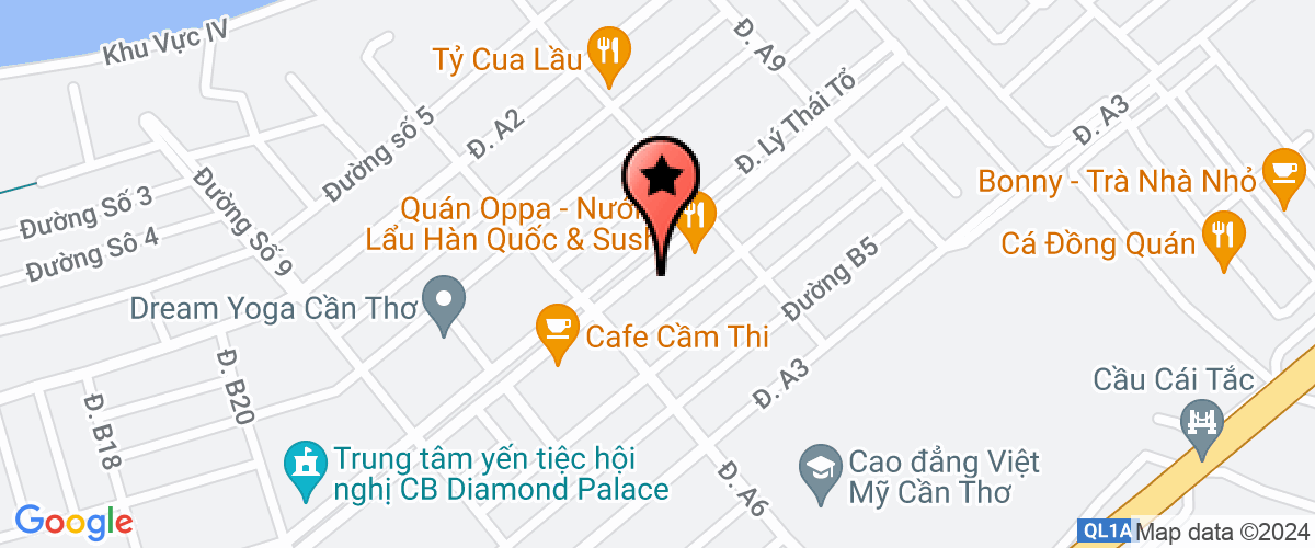 Map go to Nam Cuu Long Joint Stock Company