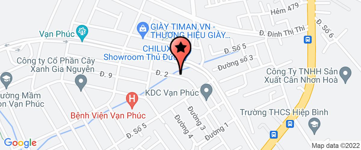 Map go to Sai Gon Truong Tho Massage Sauna Company Limited