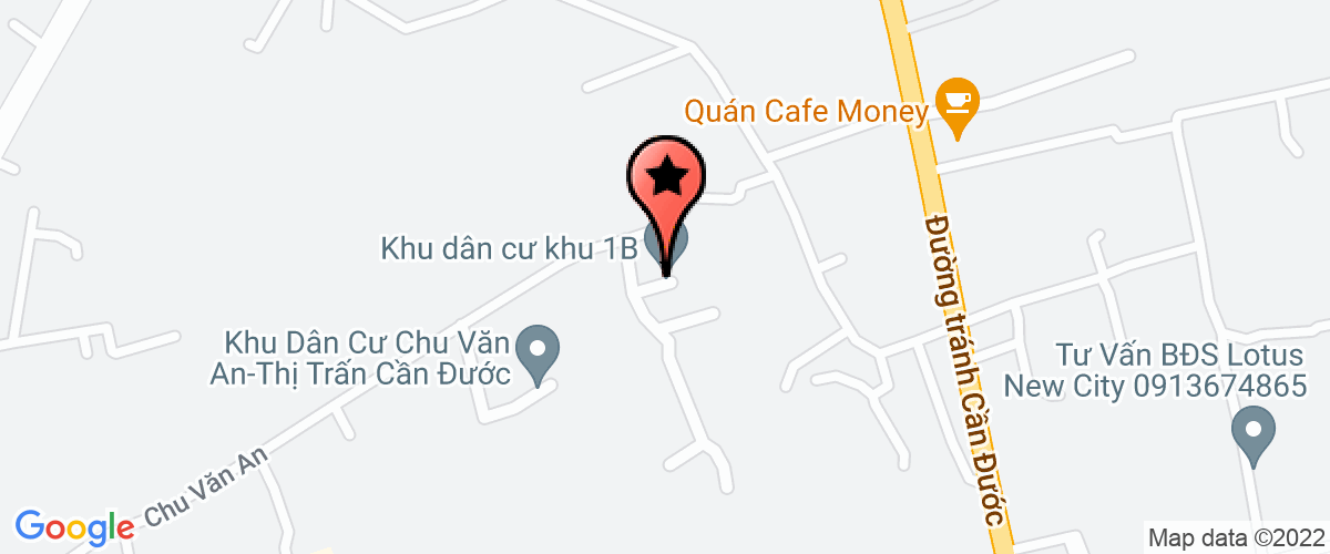 Map go to Kho Bac Nha Nuoc Can Duoc District