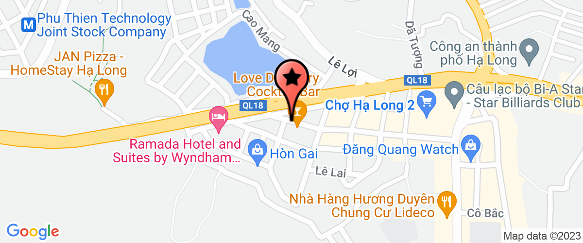 Map go to Thien Phu Tt Trading Construction Company Limited