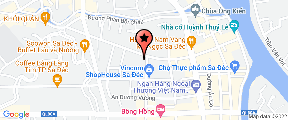 Map go to Kim Phuc Sa Dec Private Enterprise