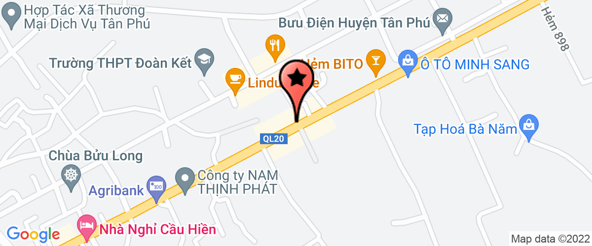 Map go to Tan Phu Construction Company Limited