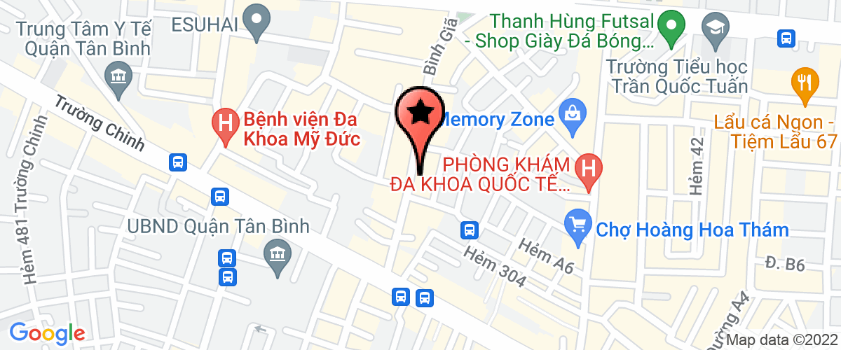 Bản đồ đến Công Ty TNHH Rangstrup It Việt Nam
