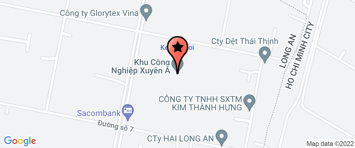 Bản đồ đến Công Ty TNHH Một Thành Viên Tâm Thanh Long An