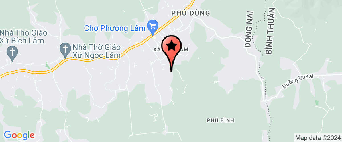 Map go to THuoNG MaI DiCH Vu PHuoNG LaM Co-operative