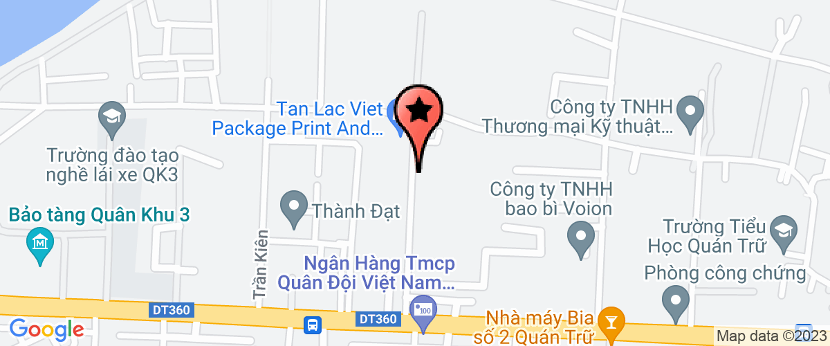 Map go to Tri An Investment Trading and Education Company Limited