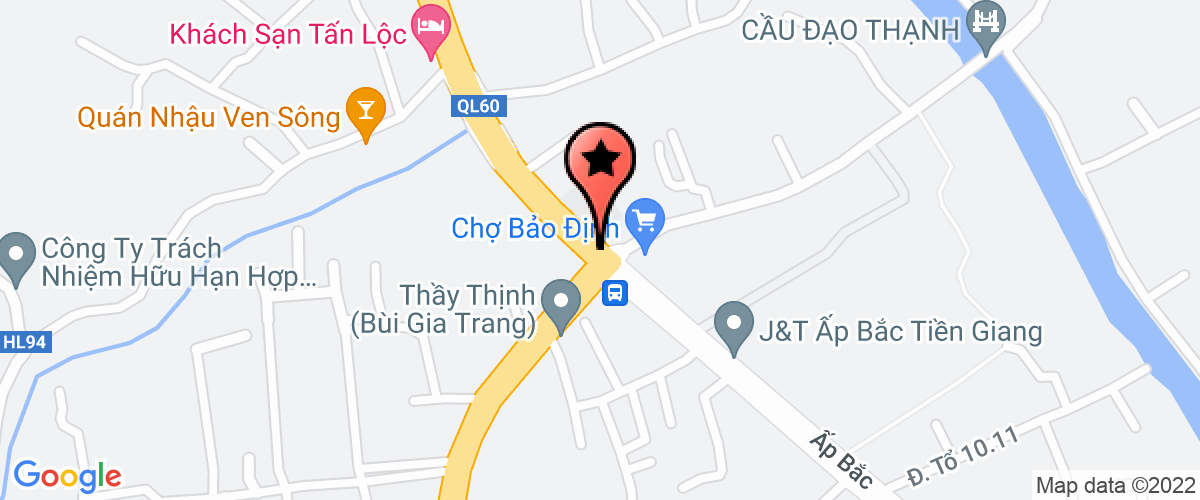 Map go to Chay Tinh Nghiem Trai Restaurant Company Limited