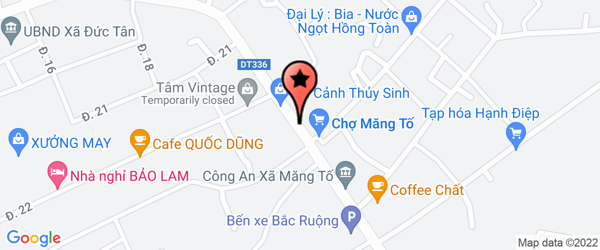 Map go to Duc Tan 2 Elementary School