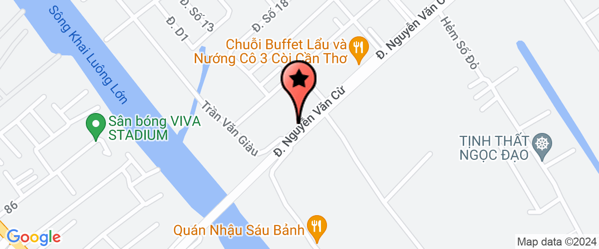 Bản đồ đến Công Ty TNHH Vlxd Mekong Xanh