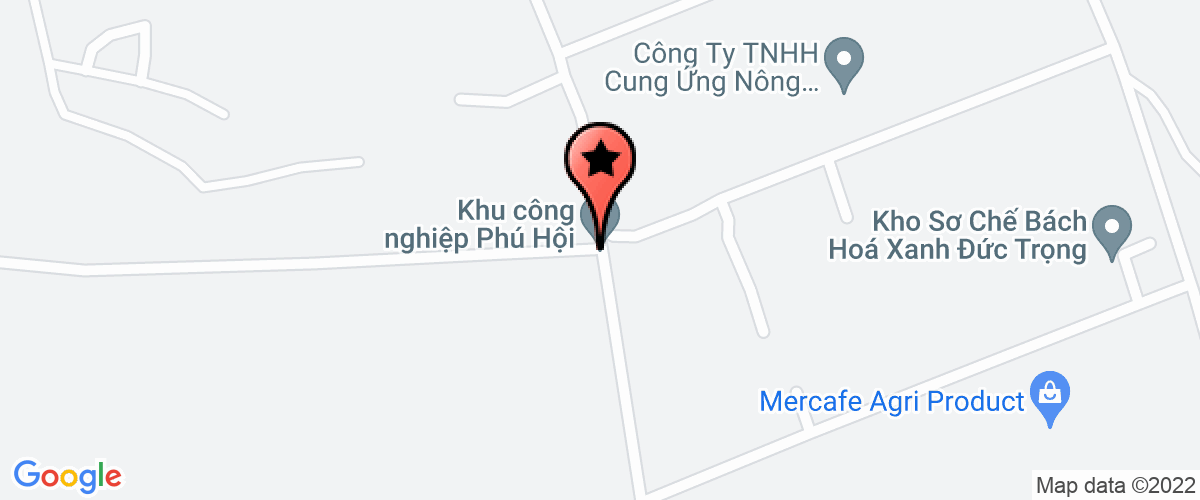 Map go to Interfood Da Lat Joint Stock Company