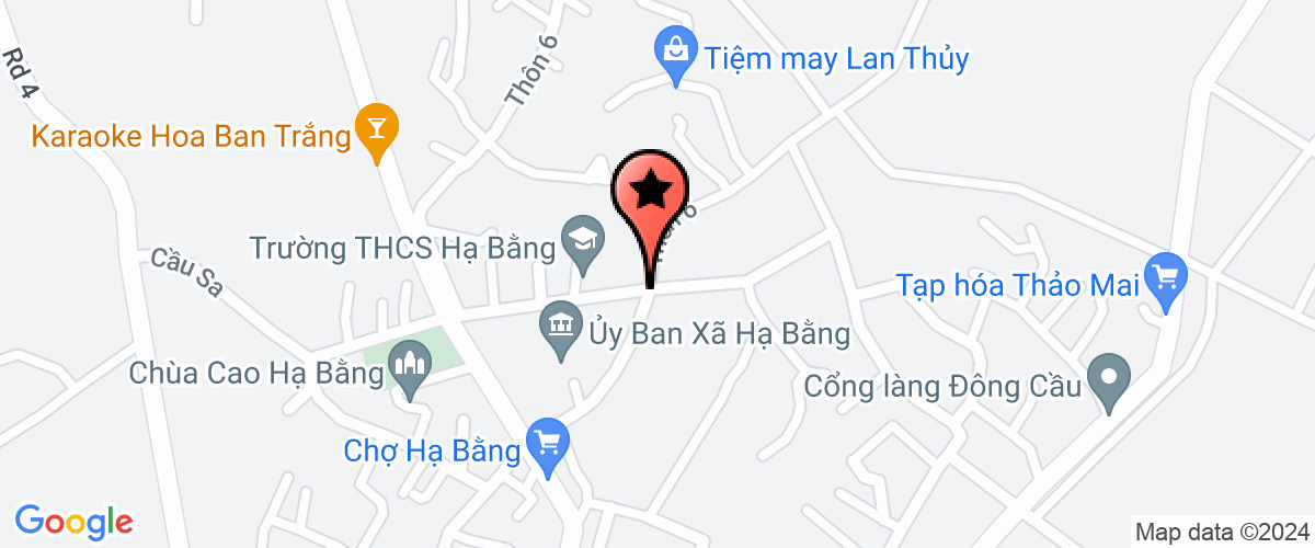 Map go to Ha Hoa Viet Investment and Trading Joint Stock Company